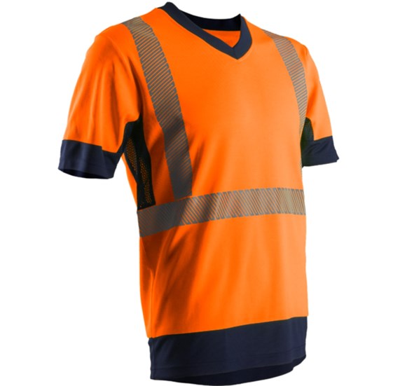 Majica visoke vidljivosti KOMO narančasto-plava