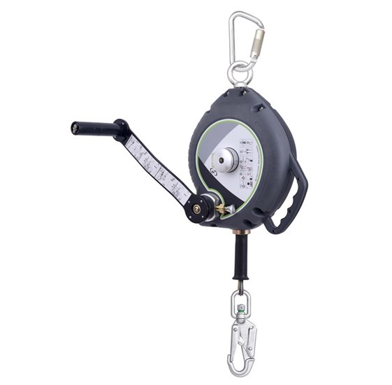 Naprava za zaustavljanje pada sa čeličnom sajlom 20 m i vitlom